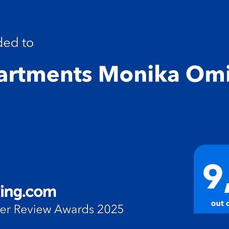 Apartments Monika Omis Bagian luar foto